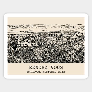 Rendezvous National Historic Site Sticker